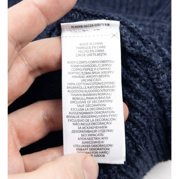 Polo by Ralph Lauren Navy Blue Cardigan Sweater - Picture 6 of 12